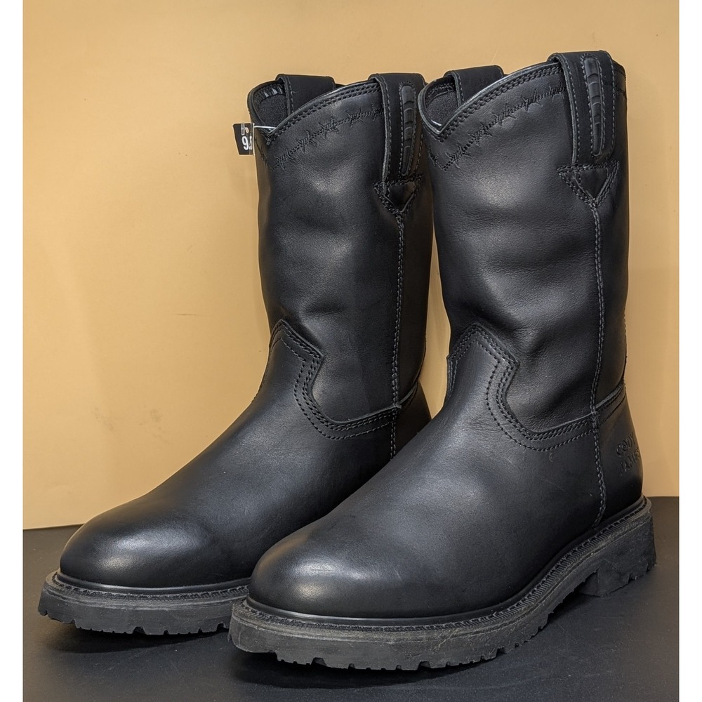 Cody James Men's 11" Uniform Western Work Boots Soft Toe Size 9.5   BCJ00RPW62